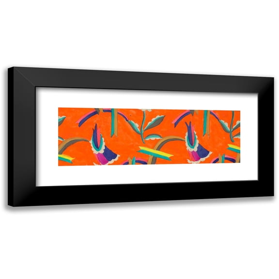 Anonymous 14x7 Black Modern Framed Museum Art Print Titled - Troy (Troja); Orange (1912-17)