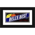 thumbnail image 1 of Anonymous 14x8 Black Ornate Wood Framed Double Matted Museum Art Print Titled: Bell's Best Brand Florida Citrus Label (1930-1950), 1 of 5