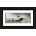 thumbnail image 1 of Anonymous 14x8 Black Ornate Wood Framed with Double Matting Museum Art Print Titled - Super Surfer, 1 of 4