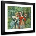 thumbnail image 1 of Anonymous 15x15 Black Modern Framed Museum Art Print Titled - John Aulder and Priscilla (1905), 1 of 5