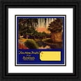thumbnail image 1 of Anonymous 15x15 Black Ornate Wood Framed Double Matted Museum Art Print Titled - Huntsman Brand Produce Label (1940s), 1 of 5