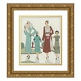 thumbnail image 1 of Anonymous 15x17 Gold Ornate Wood Frame and Double Matted Museum Art Print Titled - Art - Taste - Beauty, Female Elegance Sheets, November 1931, No. 135, 12th Year, P. 22 (1931), 1 of 4