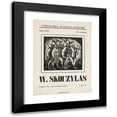thumbnail image 1 of Anonymous 15x18 Black Modern Framed Museum Art Print Titled - Vystava W. Skoczylas (1927), 1 of 5