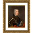 thumbnail image 1 of Anonymous 15x18 Gold Ornate Wood Frame and Double Matted Museum Art Print Titled - Portrait of Prince August Aleksander Czartoryski (1697-1782) (1731-1750), 1 of 4