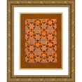 thumbnail image 1 of Anonymous 15x18 Gold Ornate Wood Frame and Double Matted Museum Art Print Titled - Design for a Woven Fabric (1825-50), 1 of 4