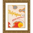 thumbnail image 1 of Anonymous 15x18 Gold Ornate Wood Frame and Double Matted Museum Art Print Titled - Philip Wofford 1964, Allan Stone Gallery Paintings (1964), 1 of 4