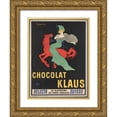 thumbnail image 1 of Anonymous 15x18 Gold Ornate Wood Framed with Double Matting Museum Art Print Titled - Chocolate Klaus, 1 of 4