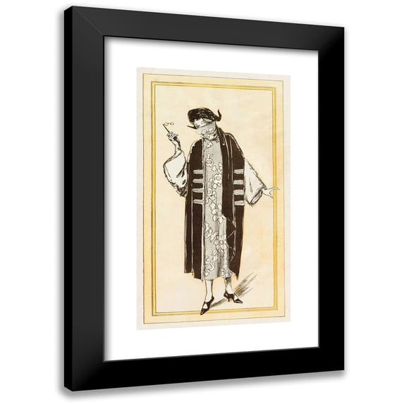 Anonymous 15x24 Black Modern Framed Museum Art Print Titled - Delineator V98 Pl1 (1921)