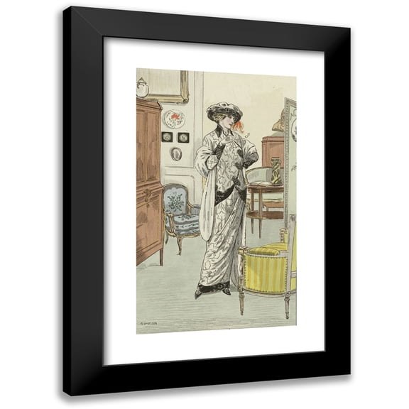 Anonymous 16x24 Black Modern Framed Museum Art Print Titled - Velvet Tailor