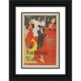 thumbnail image 1 of Anonymous 17x24 Black Ornate Framed Double Matted Museum Art Print Titled: An Ambitious Man (1896), 1 of 5