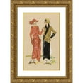 thumbnail image 1 of Anonymous 17x24 Gold Ornate Framed and Double Matted Museum Art Print Titled - Fabrics and Ribbons of A. Prevost and Cie (1923), 1 of 4