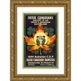 thumbnail image 1 of Anonymous 17x24 Gold Ornate Framed and Double Matted Museum Art Print Titled - Irish Canadians. Enlist in an Irish and Canadian Battalion (1915), 1 of 4