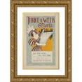 thumbnail image 1 of Anonymous 17x24 Gold Ornate Framed and Double Matted Museum Art Print Titled - Thrice-A-Week World. Dec. (1896), 1 of 4