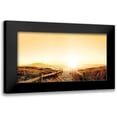 thumbnail image 1 of Anonymous 18x11 Black Modern Framed Museum Art Print Titled - Sunset Beach Path, 1 of 5