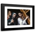 thumbnail image 1 of Anonymous 18x14 Black Modern Framed Museum Art Print Titled - Christ Carrying the Cross with the Virgin and Saint John (1570), 1 of 5