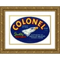 thumbnail image 1 of Anonymous 18x14 Gold Ornate Wood Frame and Double Matted Museum Art Print Titled - Colonel Brand Quality Vegetables Label (1930-1950), 1 of 4