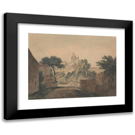 Anonymous 18x15 Black Modern Framed Museum Art Print Titled - Santa Justina at Padua