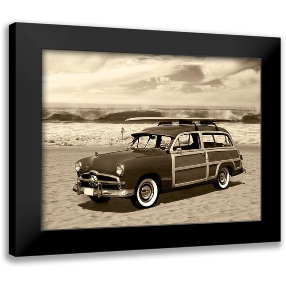 Anonymous 18x15 Black Modern Framed Museum Art Print Titled - Vintage Woody Sepia