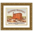 thumbnail image 1 of Anonymous 18x15 Gold Ornate Wood Frame and Double Matted Museum Art Print Titled - Burton Brewery (1877), 1 of 4