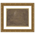 thumbnail image 1 of Anonymous 18x15 Gold Ornate Wood Frame and Double Matted Museum Art Print Titled - Sleeping Beauty (Sleeping Beauty) (1864), 1 of 4