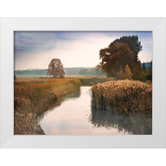 Anonymous 18x15 White Modern Wood Framed Museum Art Print Titled - Elk River