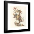 thumbnail image 1 of Anonymous 18x24 Black Modern Framed Museum Art Print Titled - Cylindrical Vase with Flower Wreath (1688), 1 of 5