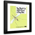 thumbnail image 1 of Anonymous 18x24 Black Modern Framed Museum Art Print Titled - You Won't Get Aids from a Bug Bite (1990s), 1 of 5