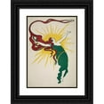 thumbnail image 1 of Anonymous 18x24 Black Ornate Framed Double Matted Museum Art Print Titled: Womans with Out-Stretched Arms (1893 - 1897), 1 of 5