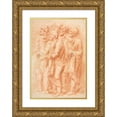 thumbnail image 1 of Anonymous 18x24 Gold Ornate Framed and Double Matted Museum Art Print Titled - The Suppliants (18th Century?), 1 of 4