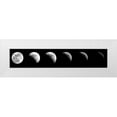thumbnail image 1 of Anonymous 18x7 White Modern Wood Framed Museum Art Print Titled - Lunar Eclipse, 1 of 4