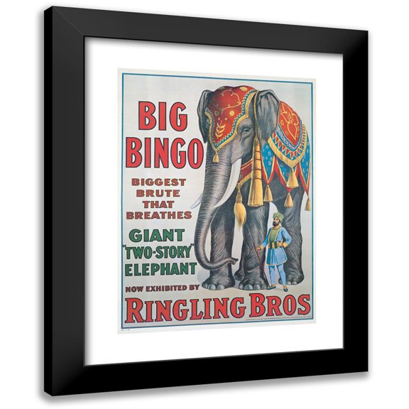 Anonymous 19x24 Black Modern Framed Museum Art Print Titled - Big Bingo (1916)