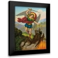 thumbnail image 1 of Anonymous 19x24 Black Modern Framed Museum Art Print Titled - HL. MICHAEL, 1 of 5