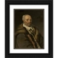 thumbnail image 1 of Anonymous 19x24 Black Ornate Framed Double Matted Museum Art Print Titled: Portrait of a Hungarian Nobleman, 1 of 5