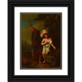 thumbnail image 1 of Anonymous 19x24 Black Ornate Framed Double Matted Museum Art Print Titled: The Sacrifice of Abraham (1700), 1 of 5