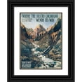 thumbnail image 1 of Anonymous 19x24 Black Ornate Framed Double Matted Museum Art Print Titled: Where the Silv’Ry Colorado Wends its Way (1910), 1 of 5