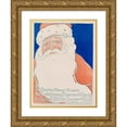 thumbnail image 1 of Anonymous 19x24 Gold Ornate Framed and Double Matted Museum Art Print Titled - If Santa Claus Knew (1901), 1 of 4