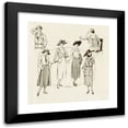 thumbnail image 1 of Anonymous 20x20 Black Modern Framed Museum Art Print Titled - Among the Tailored Fashions One See Variations as a Circular Skirt, Mannish Over-Blouse and a Certain Degree of Softness (1921), 1 of 5