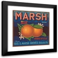 thumbnail image 1 of Anonymous 20x20 Black Modern Framed Museum Art Print Titled - Marsh Brand - Blue Label Citrus Label (1930-1950), 1 of 5