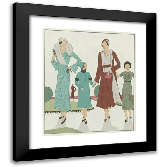 Anonymous 20x23 Black Modern Framed Museum Art Print Titled - Art - Taste - Beauty, Female Elegance Sheets, November 1931, No. 135, 12th Year, P. 22 (1931)