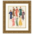 thumbnail image 1 of Anonymous 20x24 Gold Ornate Framed and Double Matted Museum Art Print Titled - Delineator V102 Pl80 (1923), 1 of 4