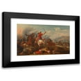 thumbnail image 1 of Anonymous 24x16 Black Modern Framed Museum Art Print Titled - Battle with Turks (After 1683), 1 of 5
