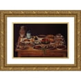 thumbnail image 1 of Anonymous 24x16 Gold Ornate Framed and Double Matted Museum Art Print Titled - Puebla Kitchen, 1 of 4