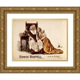 thumbnail image 1 of Anonymous 24x18 Gold Ornate Framed and Double Matted Museum Art Print Titled - Edwin Rostell as Richelieu, Else Tourny as Julie (1894), 1 of 4