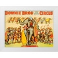 thumbnail image 1 of Anonymous 24x19 White Modern Wood Framed Museum Art Print Titled - Downie Bros. Big 3 Ring Circus 1935, 1 of 4