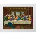 thumbnail image 1 of Anonymous 24x19 White Modern Wood Framed Museum Art Print Titled - HL. ABENDMAHL, 1 of 4