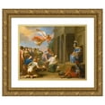 thumbnail image 1 of Anonymous 24x20 Gold Ornate Framed and Double Matted Museum Art Print Titled - An Allegory of the Victory of Peace Over War (17th Century), 1 of 4