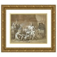 thumbnail image 1 of Anonymous 24x20 Gold Ornate Framed and Double Matted Museum Art Print Titled - Hannibal Swearing Eternal Enmity Toward Rome (C. 1808), 1 of 4