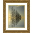 thumbnail image 1 of Anonymous 24x32 Gold Ornate Wood Framed with Double Matting Museum Art Print Titled - Reflections II, 1 of 4