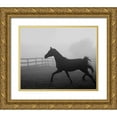 thumbnail image 1 of Anonymous 31x26 Gold Ornate Wood Framed with Double Matting Museum Art Print Titled - Morning Pasture II, 1 of 4