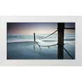 thumbnail image 1 of Anonymous 32x19 White Modern Wood Framed Museum Art Print Titled - Poles at Dusk, 1 of 4